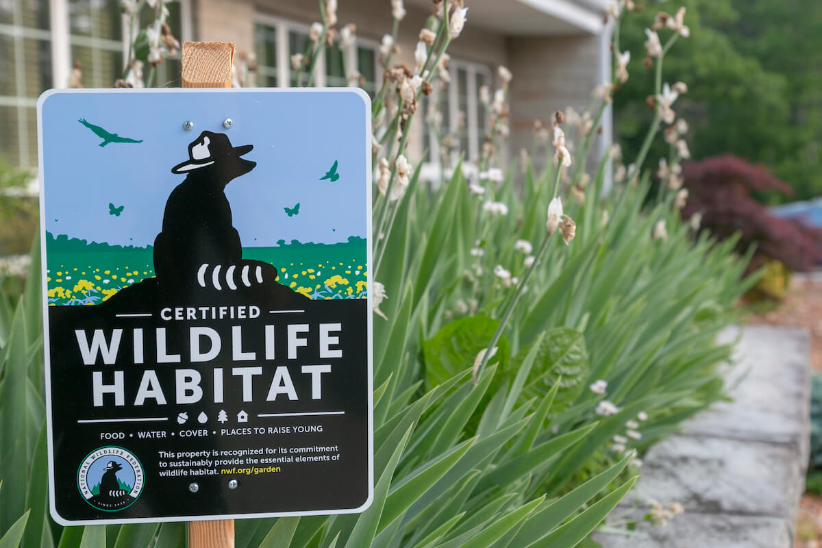 Uplands Village-Certified Wildlife Habitat Sign